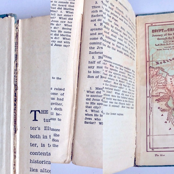 ILLUSTRATED BIBLE HISTORY 1889 By Dr. J. Schuster VINTAGE - Picture 10 of 14